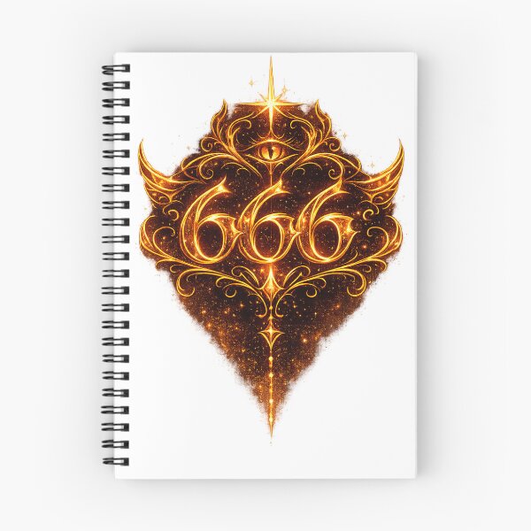 Item preview, Golden Angel Number 666 Divine Energy designed and sold by HiteshArt111.