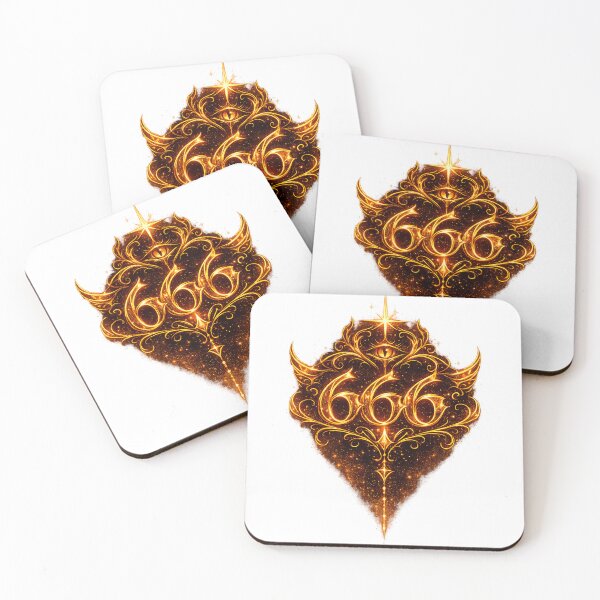 Item preview, Golden Angel Number 666 Divine Energy designed and sold by HiteshArt111.
