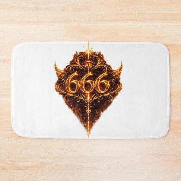 Item preview, Golden Angel Number 666 Divine Energy designed and sold by HiteshArt111.