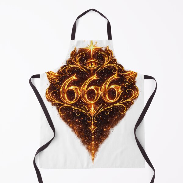 Item preview, Golden Angel Number 666 Divine Energy designed and sold by HiteshArt111.