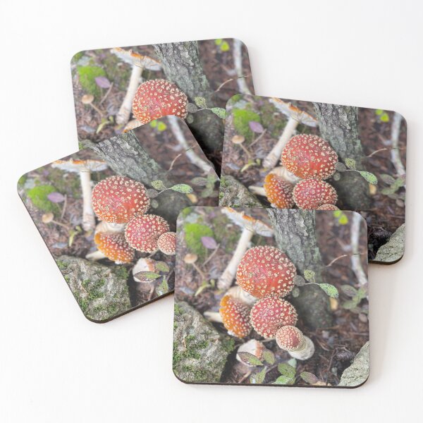 Item preview, Spotted Forest Mushrooms designed and sold by glocalize.