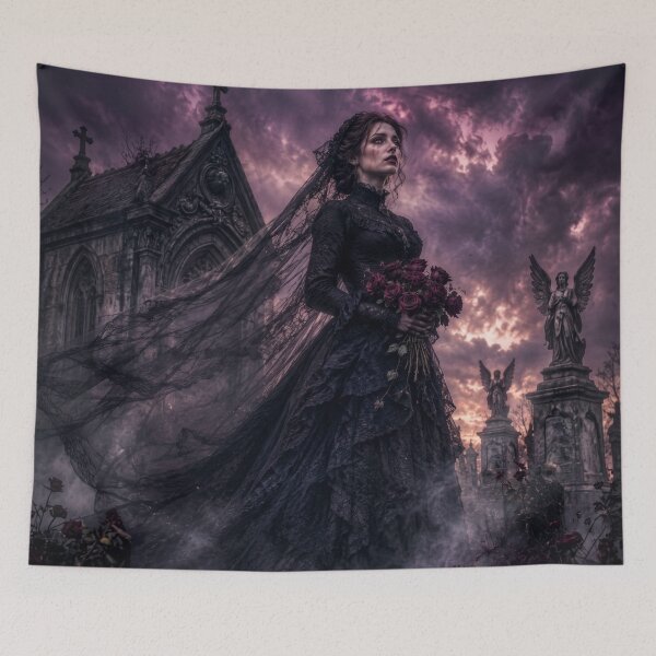 Item preview, Dark Gothic Mourning Bride: Ethereal Graveyard Atmosphere designed and sold by kabucino.