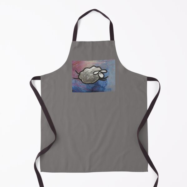 Item preview, UnFolding the Ewe-niverse #2 mixed media and ink painting of sheep designed and sold by ChillonLeachArt.