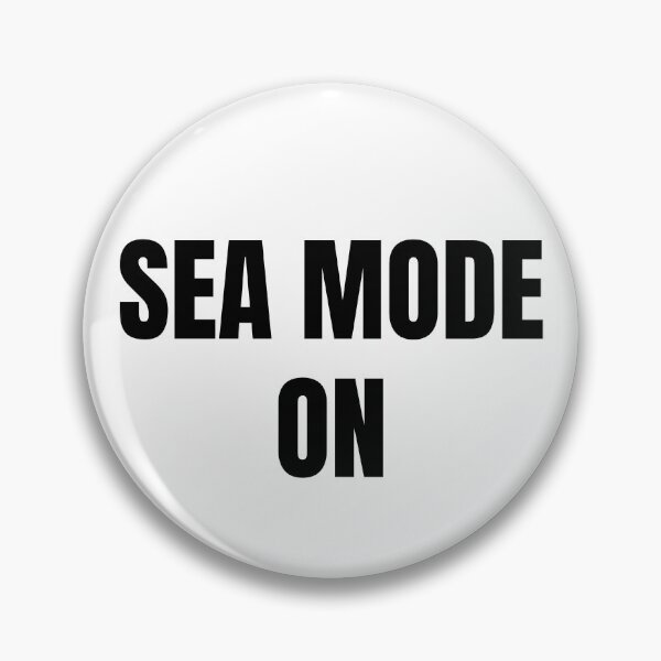 Artikelvorschau, Seemodus Ein (Schwarz) entworfen und verkauft von ShipCrewNation.