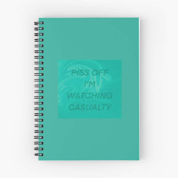 Item preview, Teal Swirl Marble Effect Piss Off I’m Watching Casualty  designed and sold by Rebeccasummerx.