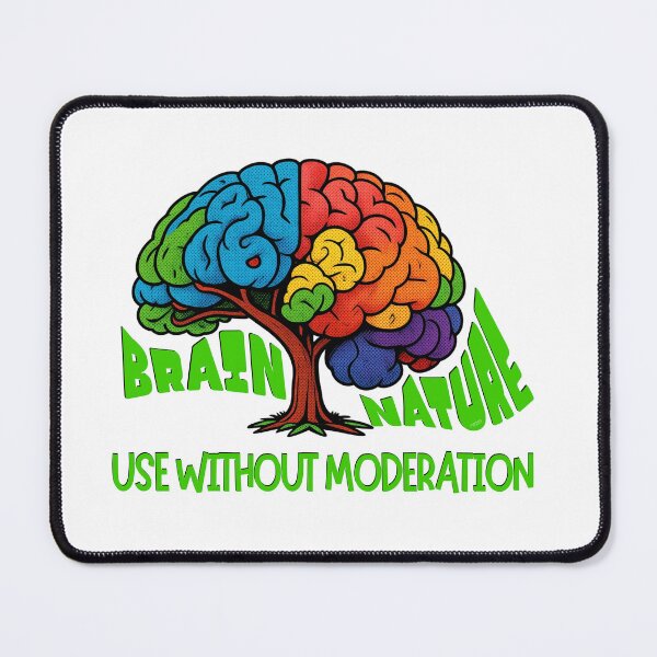 Item preview, Brain Nature: Use Without Moderation - Vibrant Pop Art Tree designed and sold by re2m.