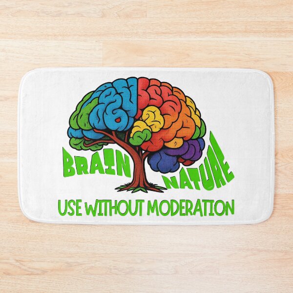 Item preview, Brain Nature: Use Without Moderation - Vibrant Pop Art Tree designed and sold by re2m.