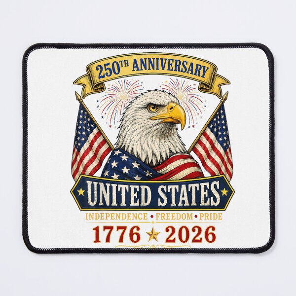Item preview, 250th Anniversary United States Independence Freedom Pride 1776 2026 American Patriotism History designed and sold by GrumpySableye.
