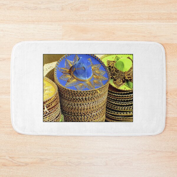 Item preview, Mexican Sombreros Stacked at Outdoor Market designed and sold by AMacGPhilly.