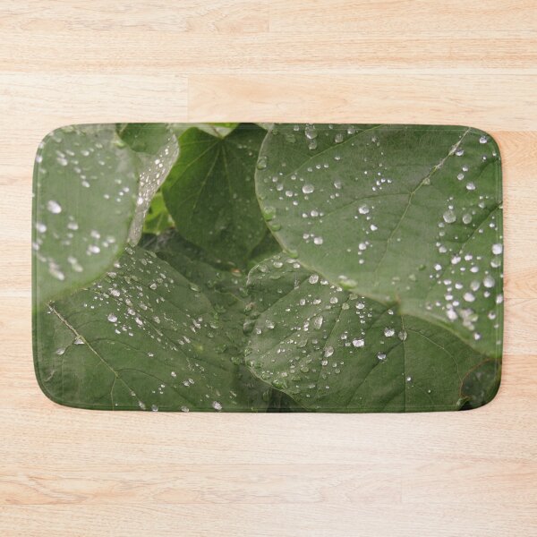 Item preview, Native Redbud Tree Green Leaves and Raindrops #8 designed and sold by ChillonLeachArt.