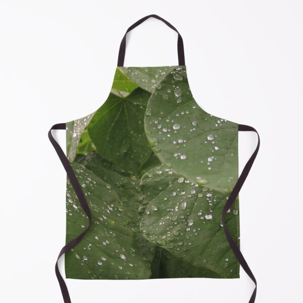 Item preview, Native Redbud Tree Green Leaves and Raindrops #8 designed and sold by ChillonLeachArt.