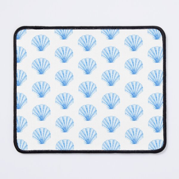 Item preview, Blue Watercolor Seashell designed and sold by quesadaaracelle.