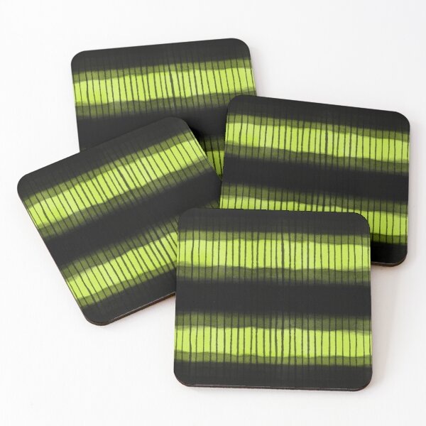 Item preview, Grunge Stripes in Black and Green designed and sold by LAEC-Shop.