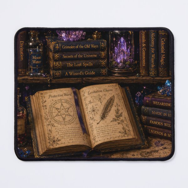 Item preview, Wizard Books Crystal Magic Fantasy Artwork designed and sold by ArtComixHaven.