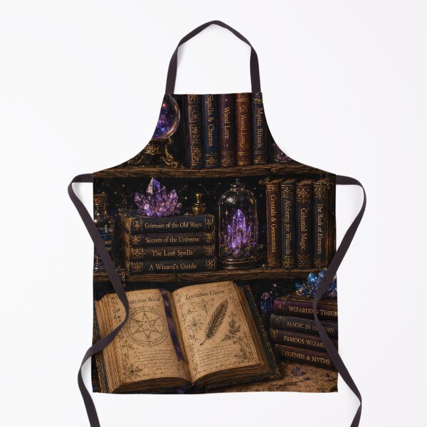 Item preview, Wizard Books Crystal Magic Fantasy Artwork designed and sold by ArtComixHaven.