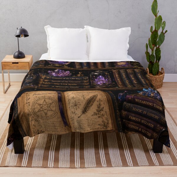 Item preview, Wizard Books Crystal Magic Fantasy Artwork designed and sold by ArtComixHaven.