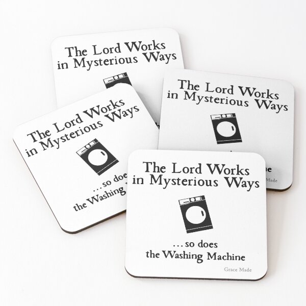 Item preview, The Lord Works in Mysterious Ways... so does the Washing Machine designed and sold by GraceMadeArt.