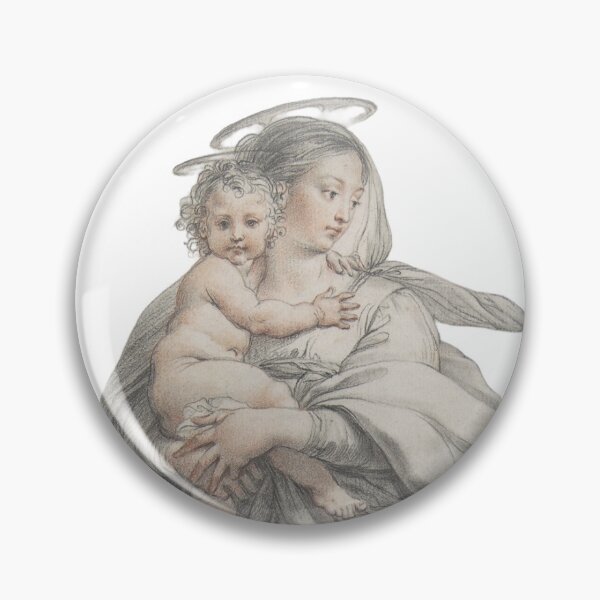 Item preview, Virgin and Child | Giuseppe Cades designed and sold by RapunzelAtHome.