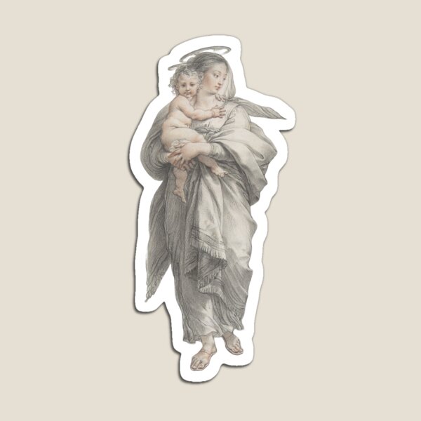 Item preview, Virgin and Child | Giuseppe Cades designed and sold by RapunzelAtHome.
