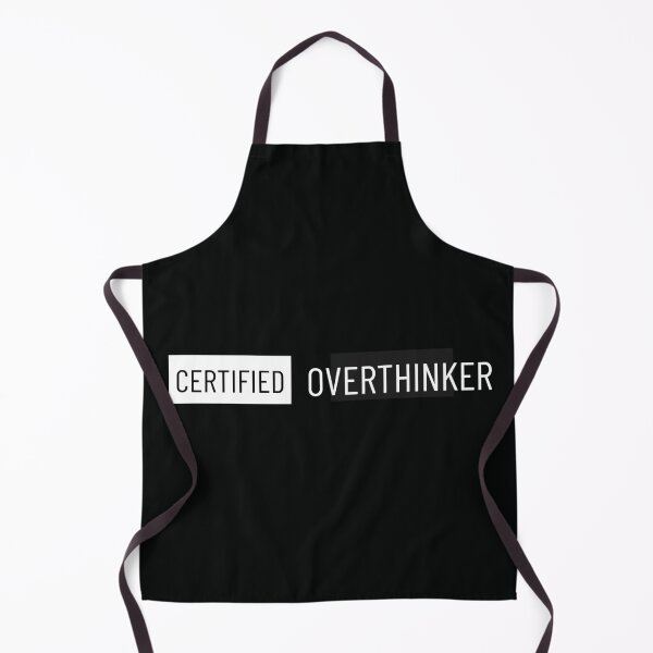 Item preview, Certified Overthinker Typography Design | Funny Minimalist Quote designed and sold by MimiSabu.