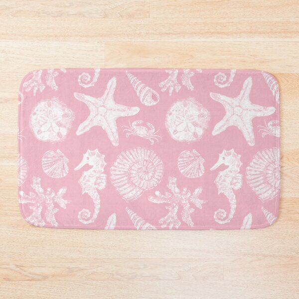 Item preview, Vintage White Washed Sea Life in Rose Pink  designed and sold by PD-Coastal.