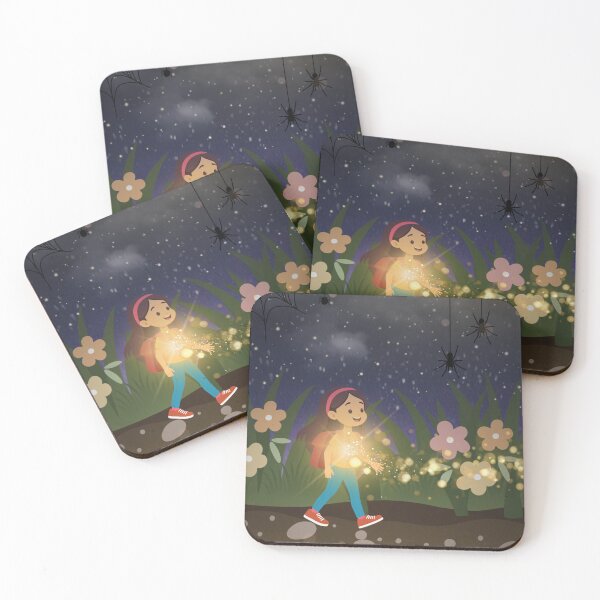 Item preview, Let Your Light Illuminate the Darkness — Girl with Magic Illustration designed and sold by EnchantedLayers.