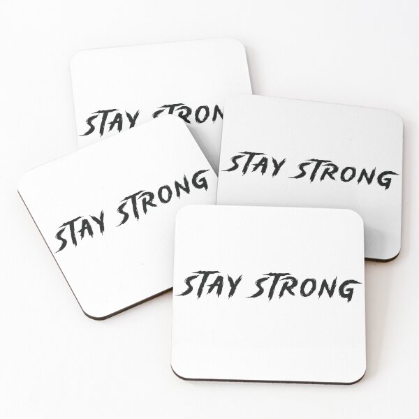 Item preview, Stay Strong Motivational Quote | Bold Inspirational Shirt Positive Mindset Gym Fitness Design designed and sold by blue sets.