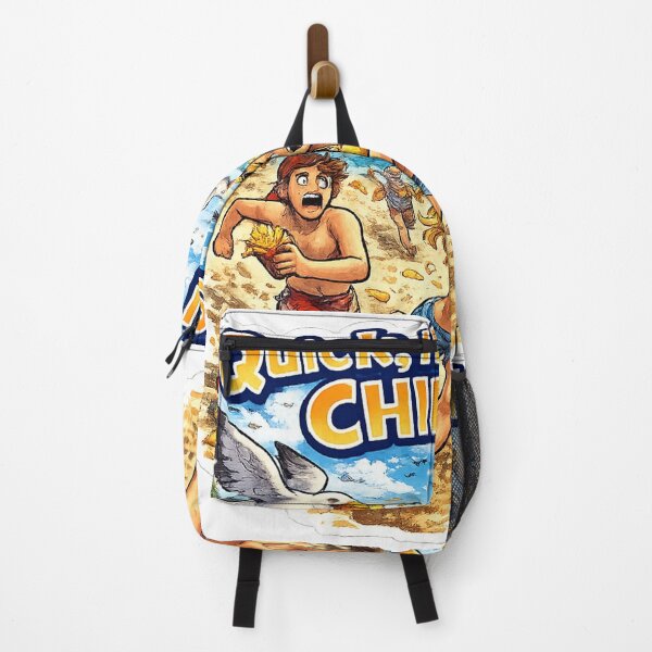 Item preview, Quick Hide Ya Chips Funny Seagull Beach Design – Classic British Seaside Humour designed and sold by GarnerSupplyCo.