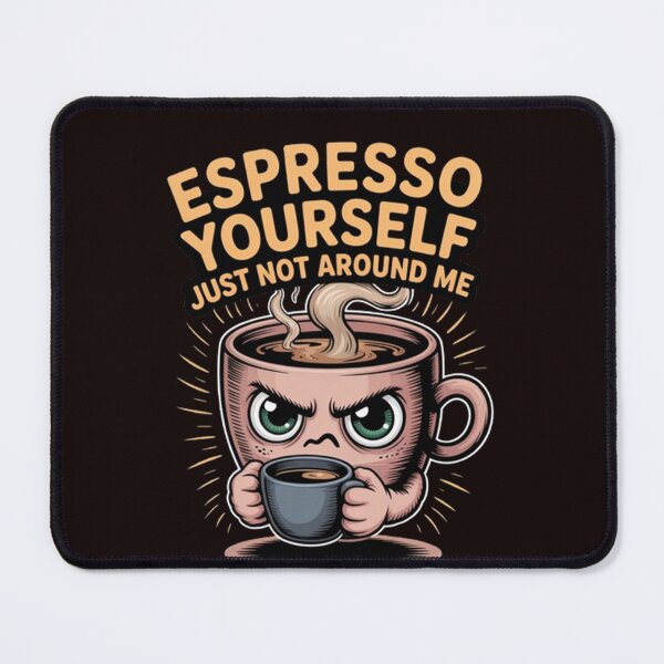 Item preview, Expresoo Yourself Just Not Around Me Funny Drinker Design designed and sold by fantasticdesign.