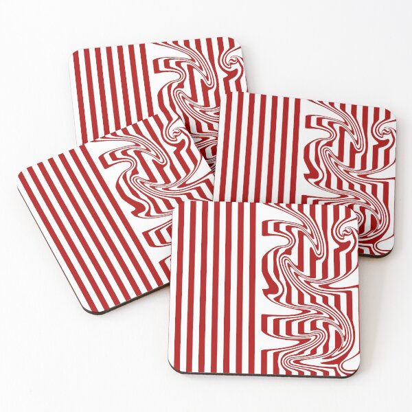 Item preview, Stripes and Swirls - Red and White designed and sold by LAEC-Shop.