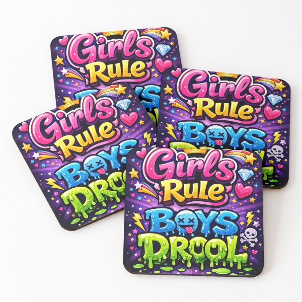 Item preview, Girls Rule Boys Drool designed and sold by Resilient Roots Customs Oakland.