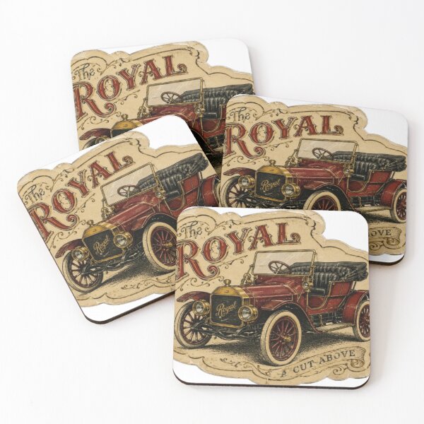 Item preview, Vintage Red Royal Antique Touring Car designed and sold by AuraAuto.