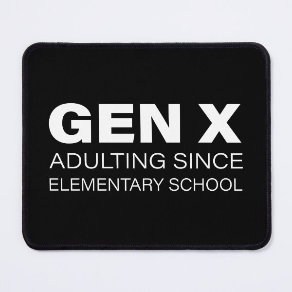 Item preview, Funny Gen X Adulting Since Elementary School Latchkey Kid designed and sold by ironicmuscle.