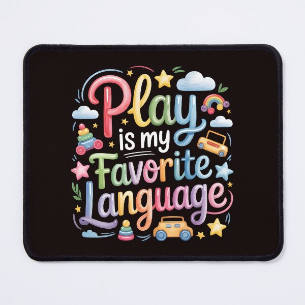 Item preview, Play Is My Favorite Language T-Shirt – Pediatric Speech Therapist Gift Idea designed and sold by Redgiant87x.