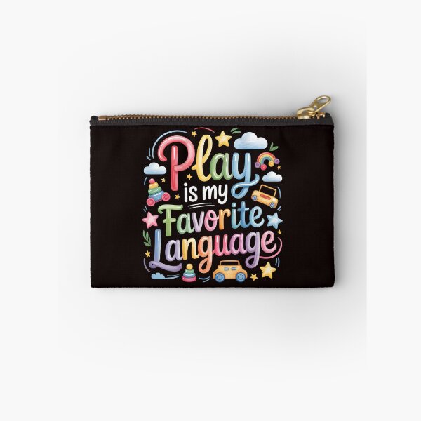 Item preview, Play Is My Favorite Language T-Shirt – Pediatric Speech Therapist Gift Idea designed and sold by Redgiant87x.
