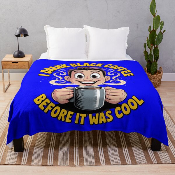 Item preview, I Drank Black Coffee Before It Was Cool Funny Drinker Design designed and sold by fantasticdesign.