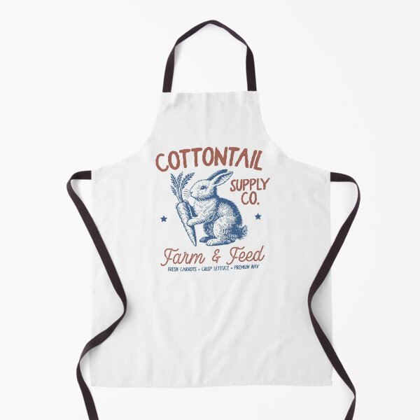 Item preview, Cottontail Supply Co Vintage Bunny Farm Feed Cottagecore Rabbit Design designed and sold by Little Foot Farm Merch Shop.
