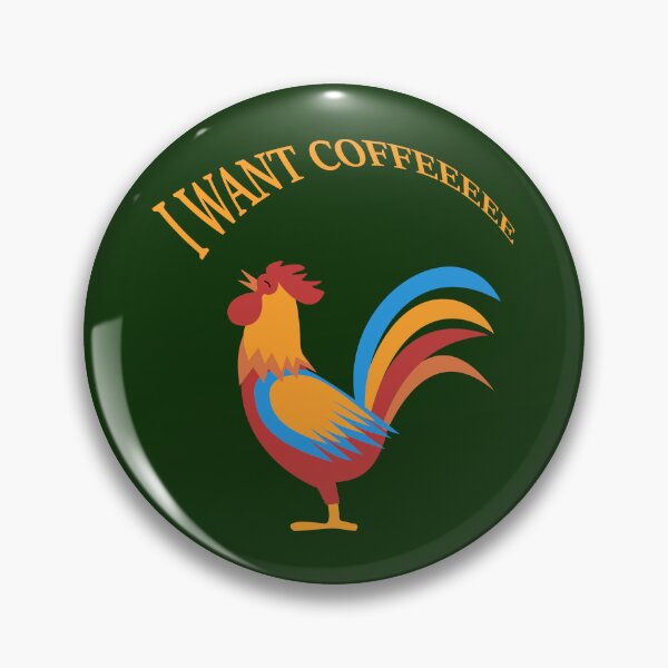 Item preview, Funny Rooster Coffee Lover Illustration designed and sold by Laanas55.