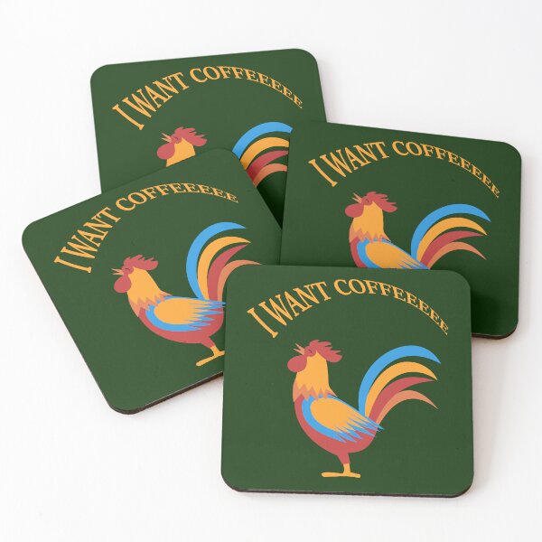 Item preview, Funny Rooster Coffee Lover Illustration designed and sold by Laanas.