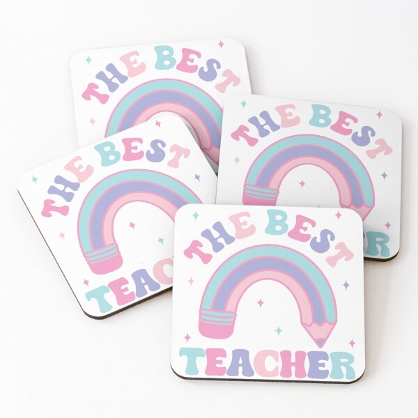 Item preview, The Best Teacher - rainbow designed and sold by Payperwall.