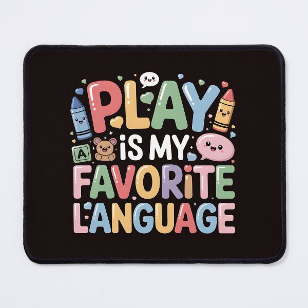 Item preview, Play Is My Favorite Language T-Shirt – Speech Therapy for Child Development Professionals designed and sold by Redgiant87x.