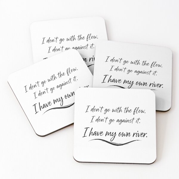 Item preview, I Have My Own River – Independent Mind Quote Design designed and sold by MixArtStudio77.