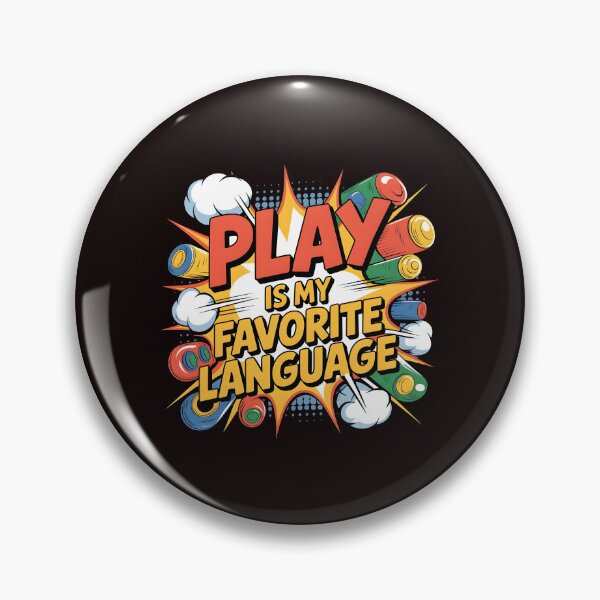 Item preview, Play Is My Favorite Language T-Shirt – Colorful Speech Pathologist Apparel designed and sold by Redgiant87x.