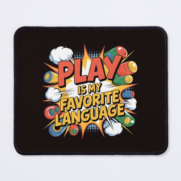 Item preview, Play Is My Favorite Language T-Shirt – Colorful Speech Pathologist Apparel designed and sold by Redgiant87x.