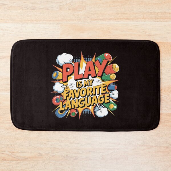 Item preview, Play Is My Favorite Language T-Shirt – Colorful Speech Pathologist Apparel designed and sold by Redgiant87x.