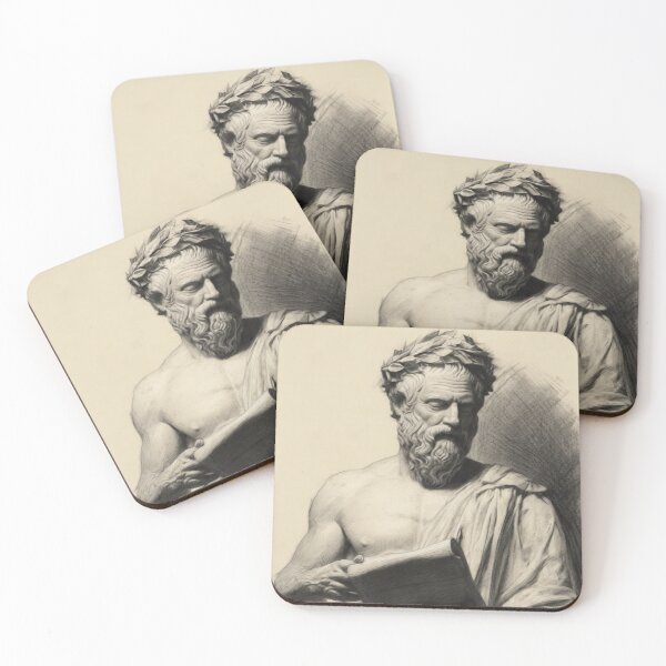 Item preview, It's Greek to me medieval sculpture art designed and sold by Robo-Mart Smart Shopping.