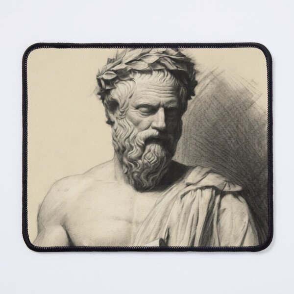 Item preview, It's Greek to me medieval sculpture art designed and sold by Robo-Mart Smart Shopping.