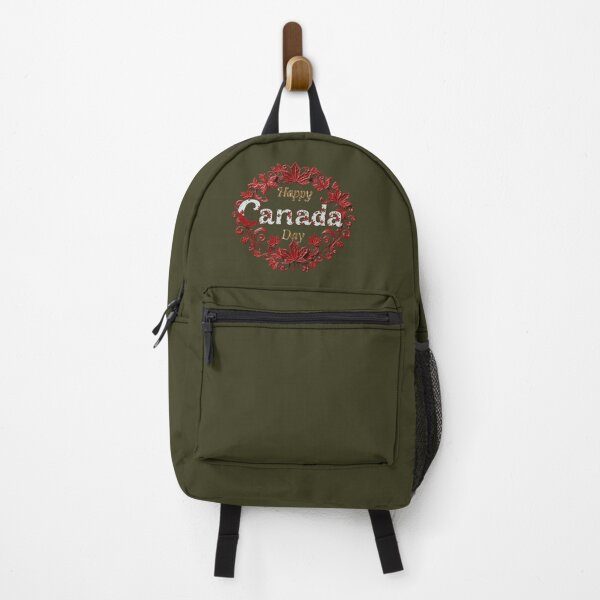 Item preview, Forest Green and Red Canada Day Maple Leaf Logo designed and sold by Tama-sirth.