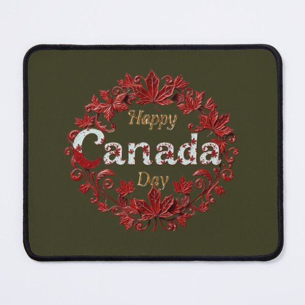 Item preview, Forest Green and Red Canada Day Maple Leaf Logo designed and sold by Tama-sirth.