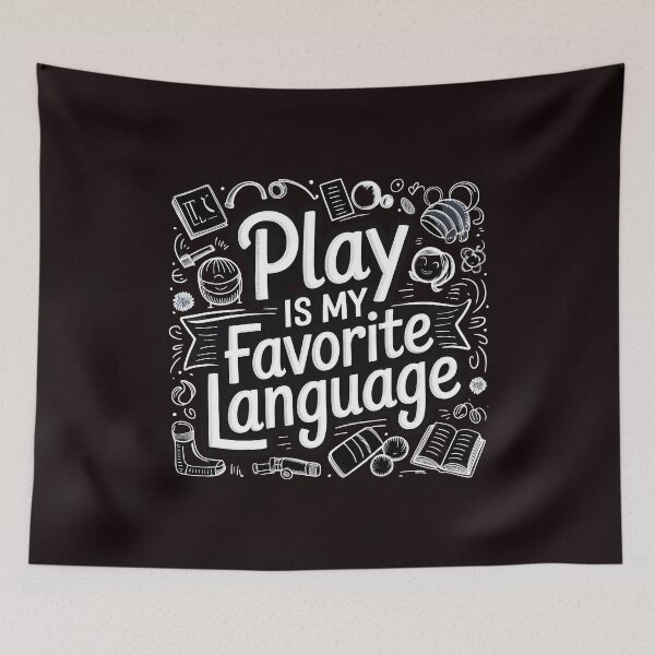 Item preview, Play Is My Favorite Language T-Shirt – Early Childhood Development Apparel Design designed and sold by Redgiant87x.
